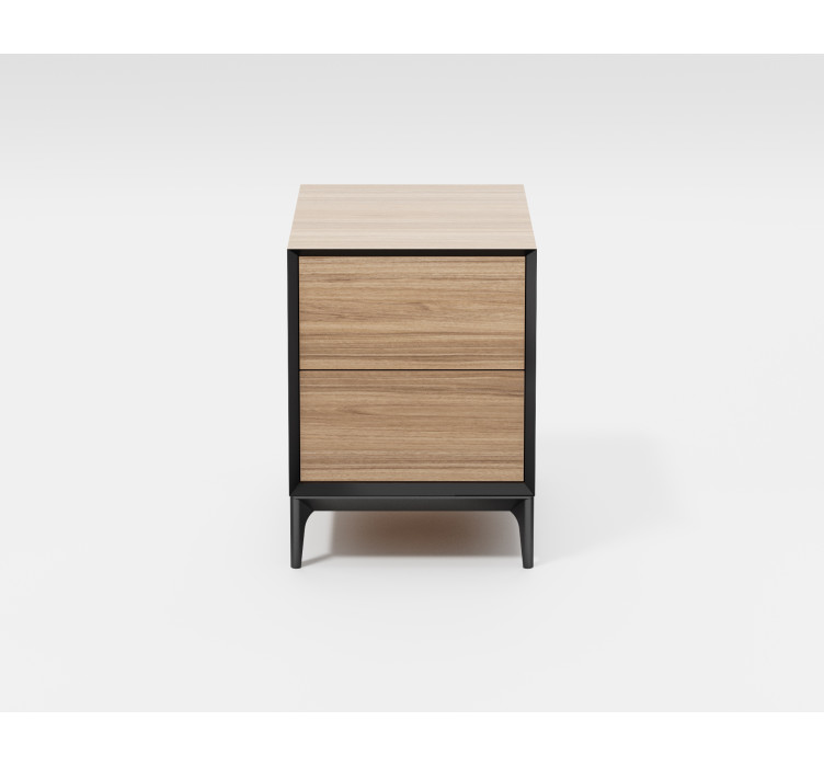 Пряма приліжкова тумба Delta 1 Wood3